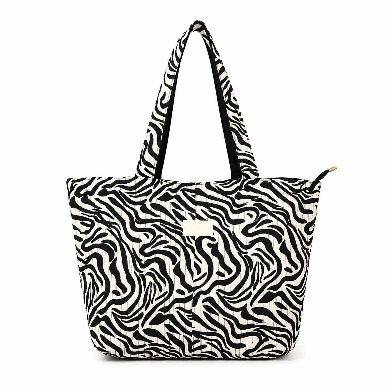 Bolso Shopper Acolchado Zebra Trapío