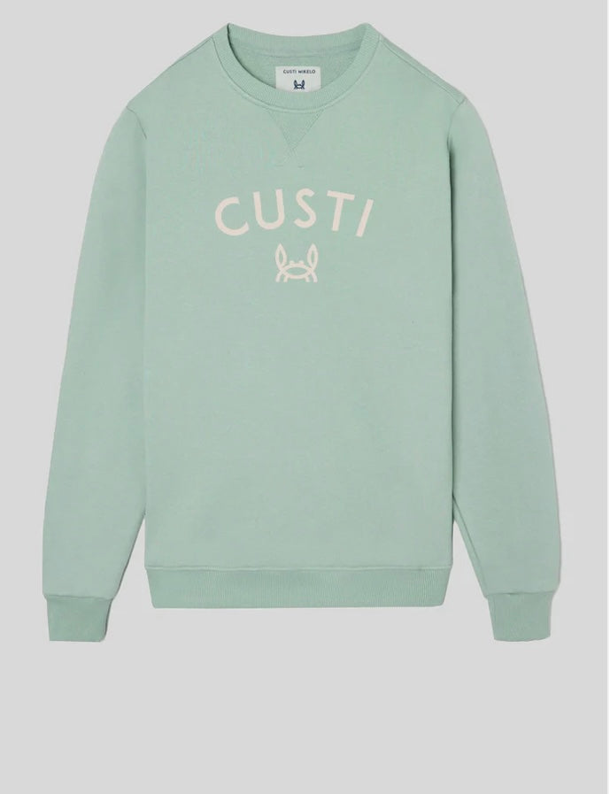 SUDADERA CUSTI CANGREJITO VERDE