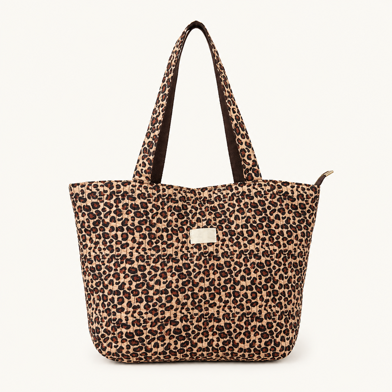 Bolso Shopper Acolchado Animal Print Trapío