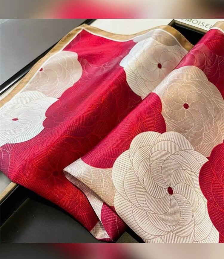 Pañuelo cuello ro y beig