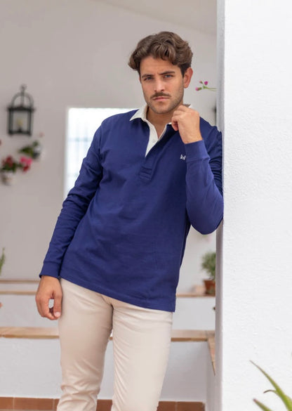 POLO RUGBY LISO MARINO | FERROL