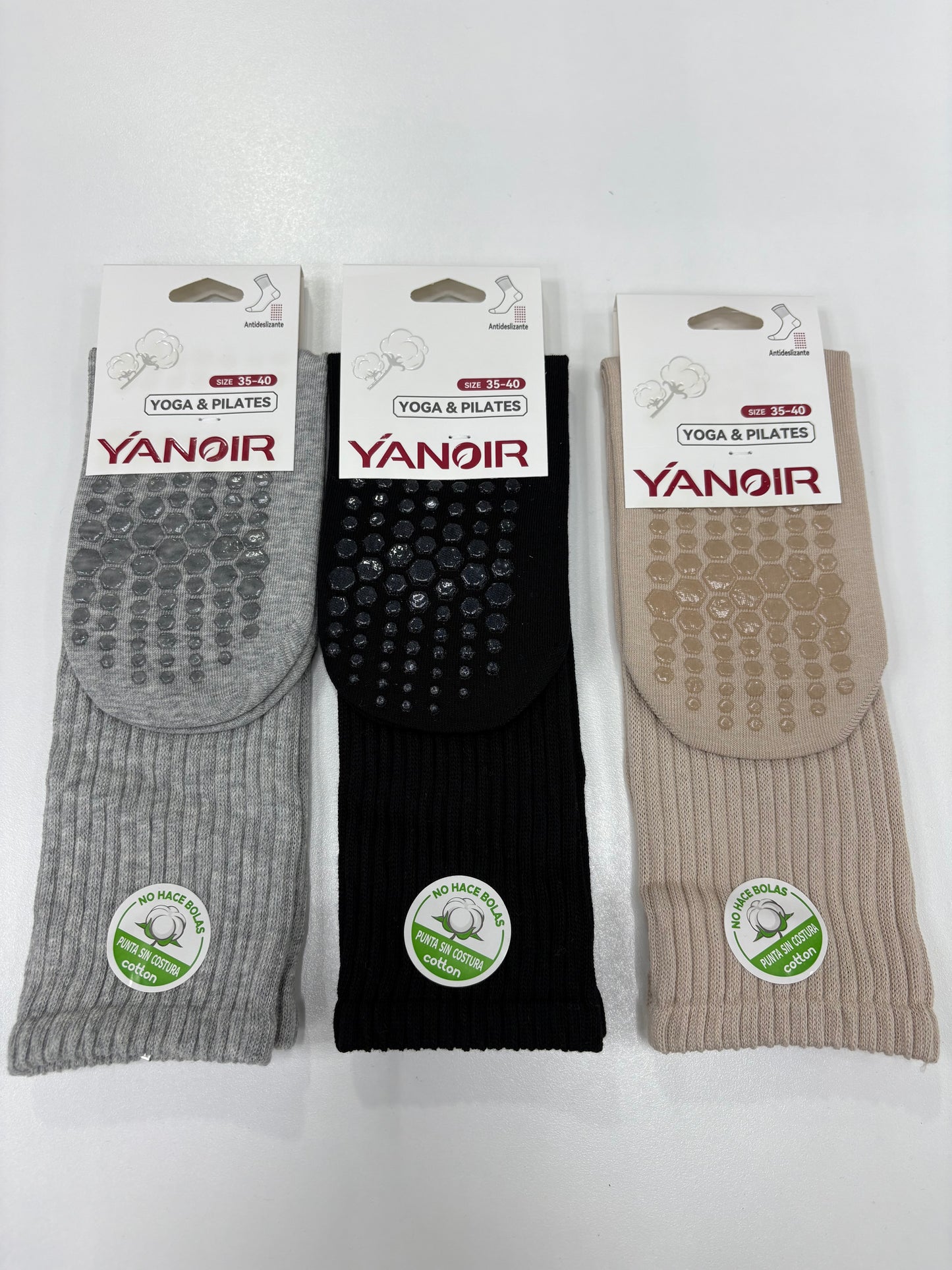 Calcetines Yanoir Yoga & Pilates – Antideslizantes y cómodos YANOIR 🧘‍♂️