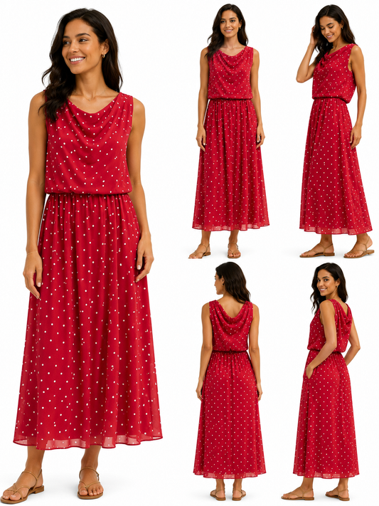 Vestido Amanda rojo