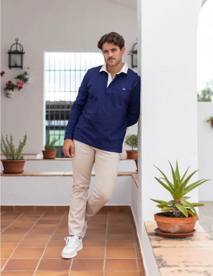 POLO RUGBY LISO MARINO | FERROL