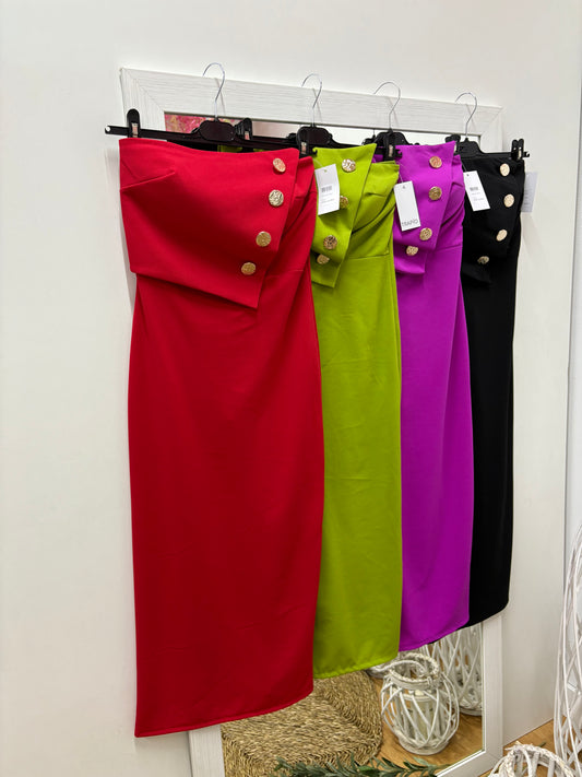 Vestido botones