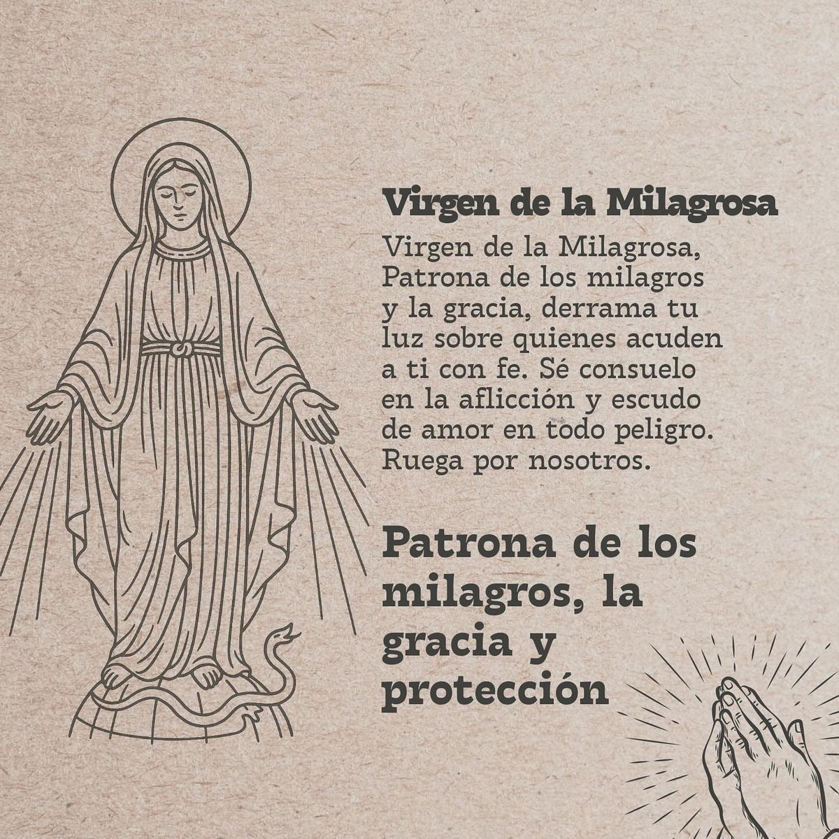 Medalla Virgen Milagrosa Trapío – Acero inoxidable plateado