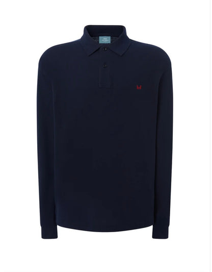 POLO MANGA LARGA AZUL MARINO Custi&Mikelo