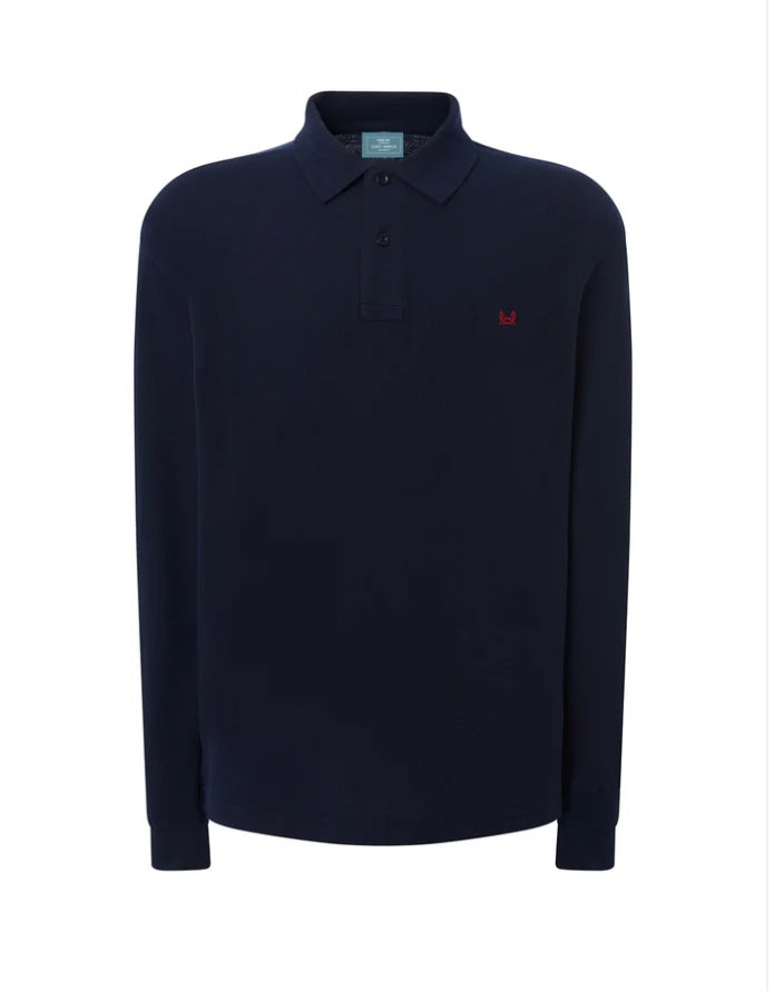 POLO MANGA LARGA AZUL MARINO Custi&Mikelo