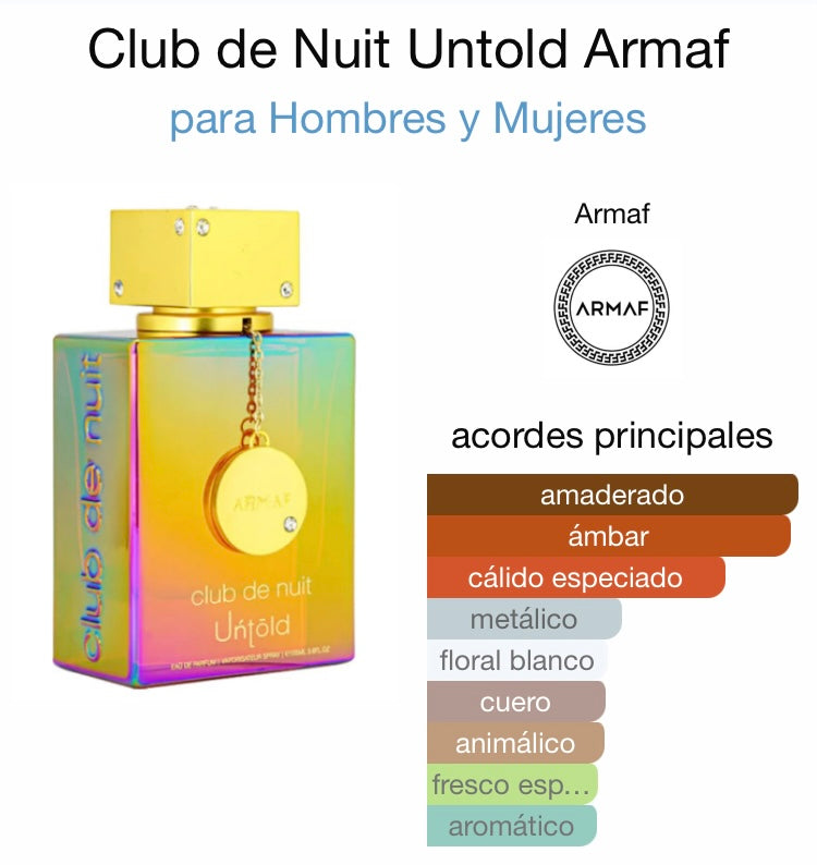 Perfume club de nuit Untold