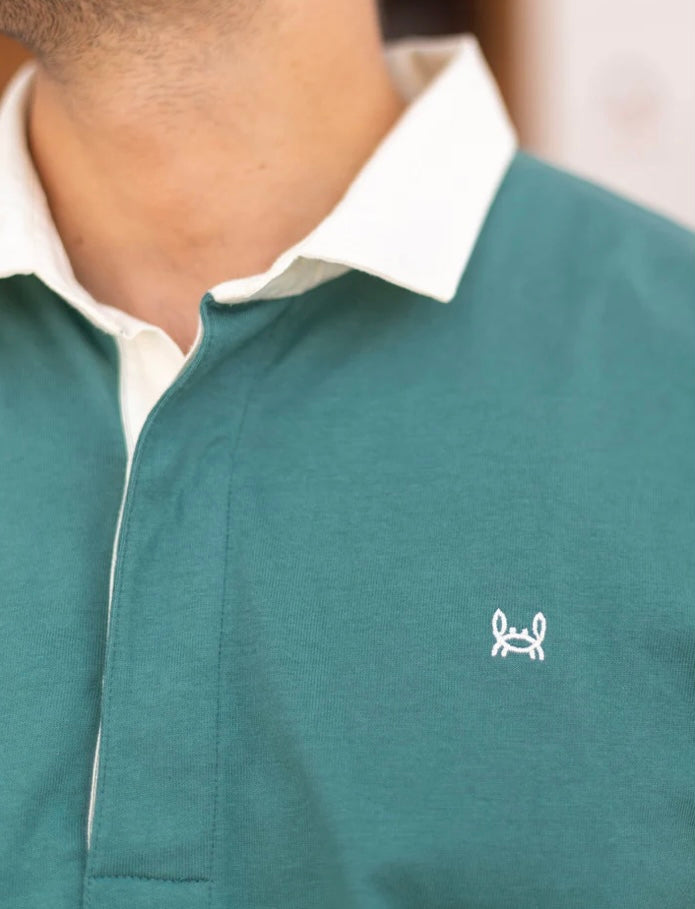 POLO RUGBY LISO VERDE | TUY