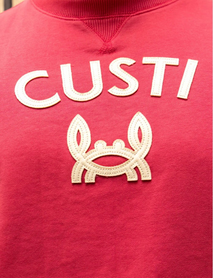 SUDADERA CUSTI CANGREJITO coral