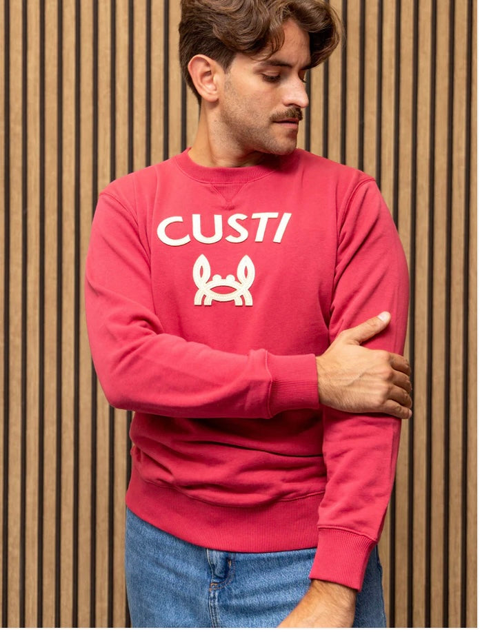 SUDADERA CUSTI CANGREJITO coral