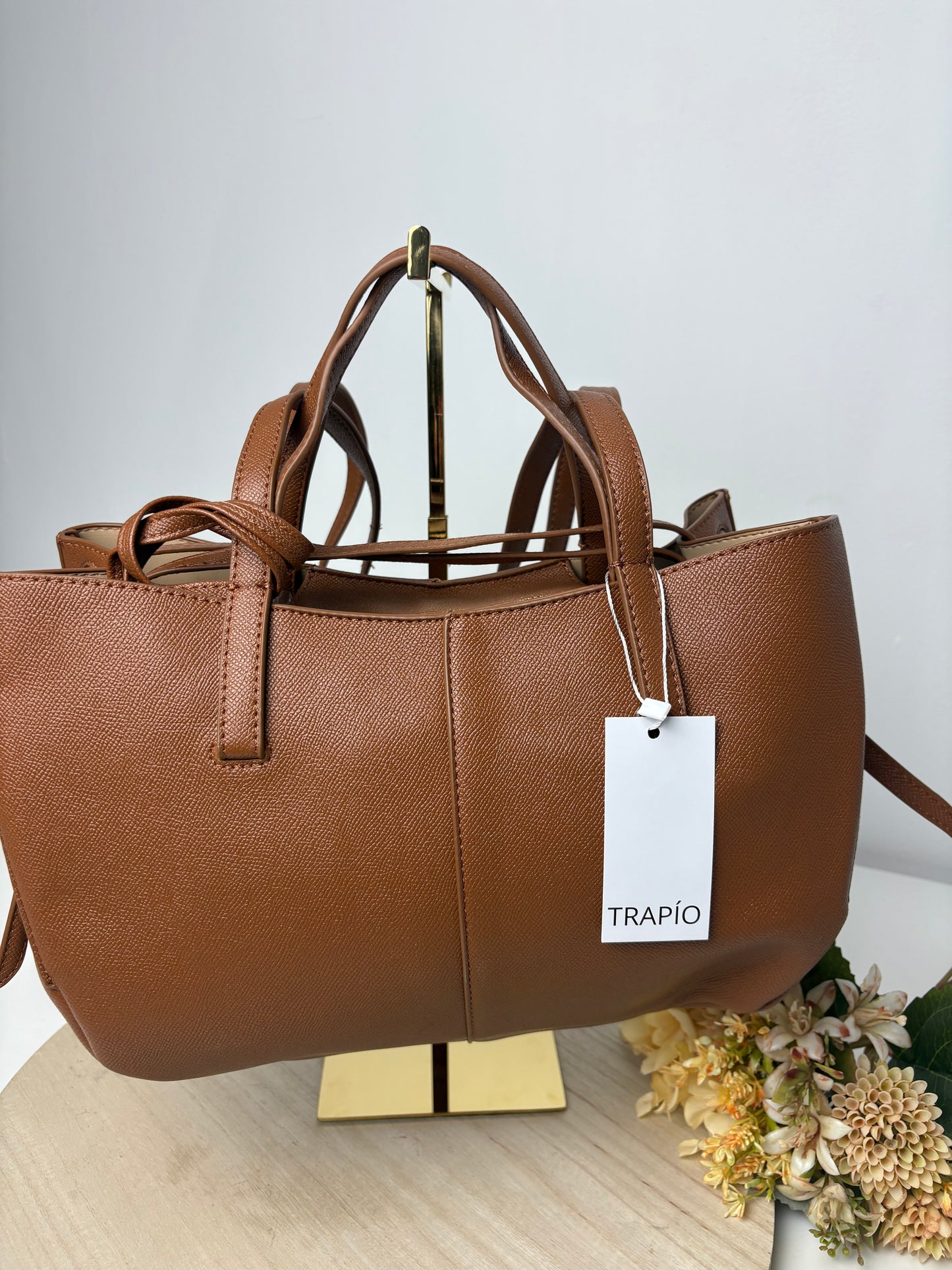 Bolso villa camel