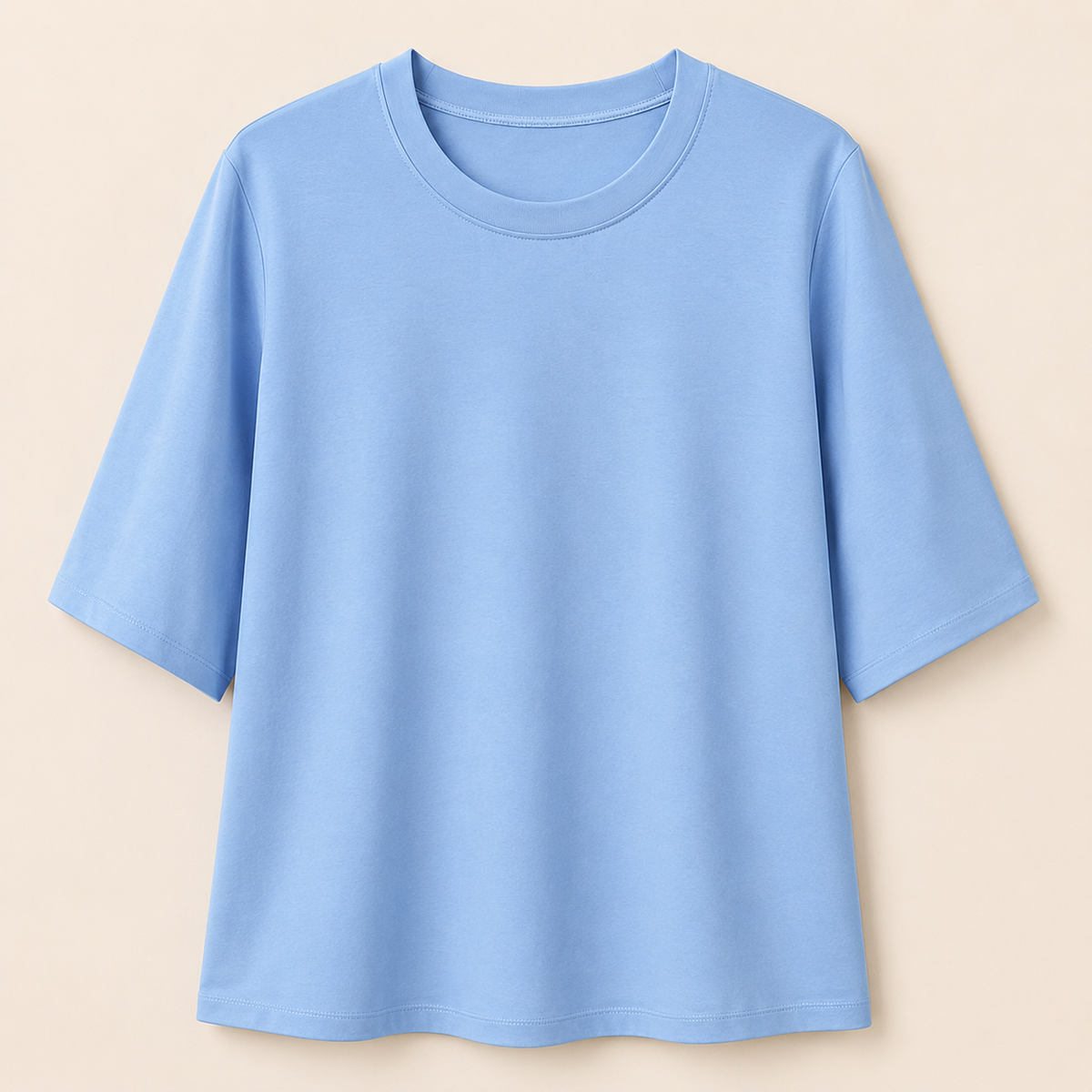 Camiseta Básica Celeste Trapio